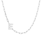 Ketting met initiaal / letter – Gepersonaliseerd, Sterling Zilver