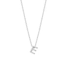 Minimal initiaal / letter ketting - Gepersonaliseerd, Sterling Zilver