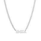 Naamketting drukletters choker - emiza jewellery