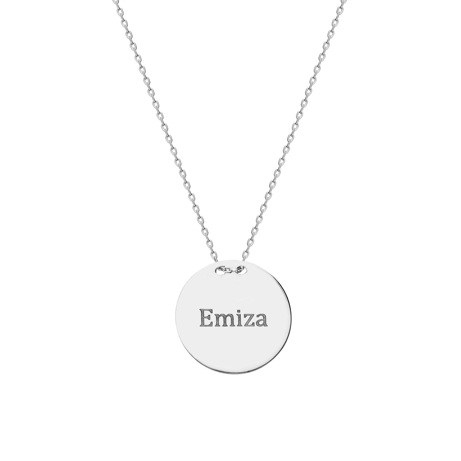 Rond ketting graveerwerk - emiza jewellery