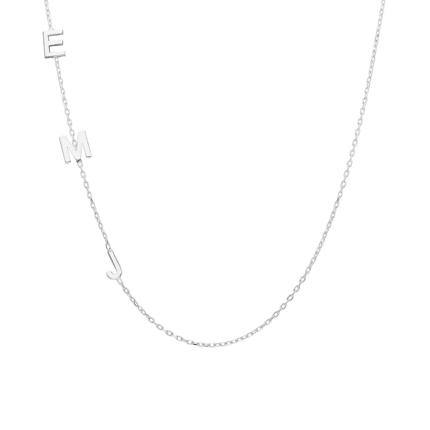 Naamketting 3 initialen - emiza jewellery