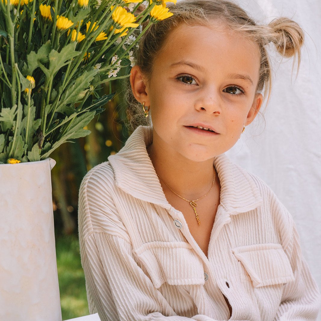 naamketting handschrift voor kinderen  als cadeau