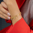 Naam armband zonder steentjes - emiza jewellery 